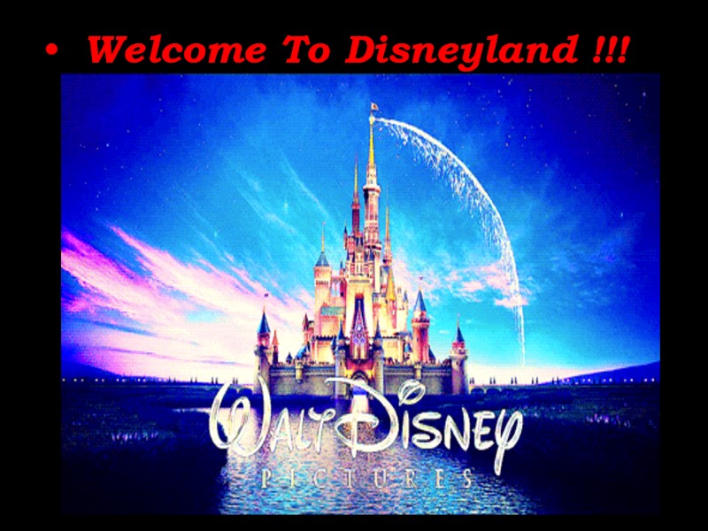 Welcome To Disneyland !!!